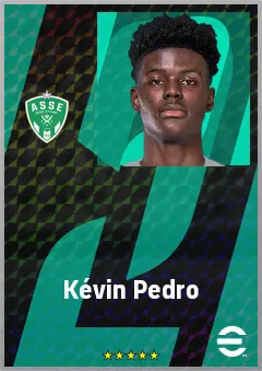 Kévin Pedro eFootball 2026 player card, 65 OVR RB