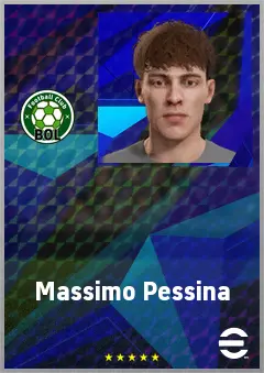 Massimo Pessina eFootball 2026 player card, 62 OVR GK