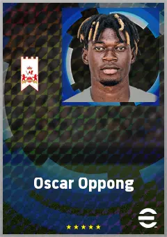 Oscar Naasei eFootball 2026 player card, 68 OVR CB