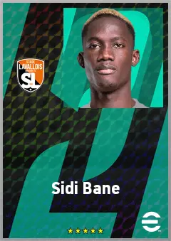 Sidi Bane eFootball 2026 player card, 67 OVR CB