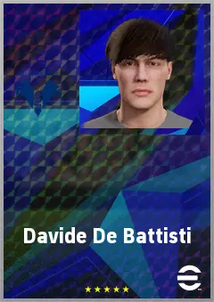 Davide De Battisti eFootball 2026 player card, 62 OVR LB
