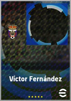 Víctor Fernández eFootball 2026 player card, 61 OVR AMF