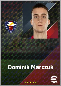 Dominik Marczuk eFootball 2026 player card, 71 OVR RMF