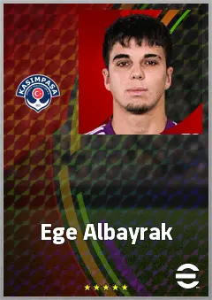 Ege Albayrak eFootball 2026 player card, 61 OVR GK