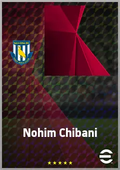 Nohim Chibani eFootball 2026 player card, 62 OVR CB