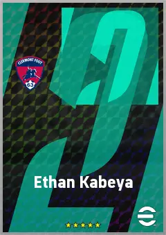 Ethan Kabeya eFootball 2026 player card, 61 OVR LB