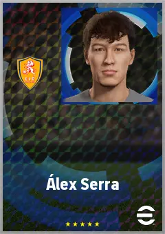 Álex Serra eFootball 2026 player card, 64 OVR CB