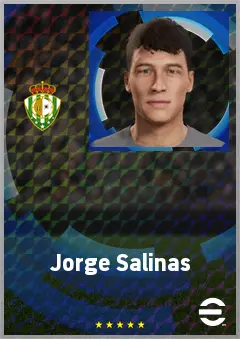 Jorge Salinas eFootball 2026 player card, 66 OVR CB