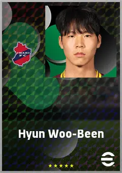 Hyun Woo-Been eFootball 2026 player card, 60 OVR CB