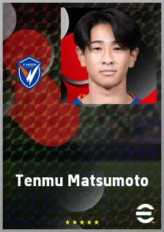 Matsumoto Tenmu eFootball 2026 player card, 63 OVR AMF