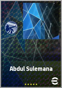 Abdul Sulemana eFootball 2026 player card, 64 OVR LWF