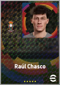 Raúl Chasco eFootball 2026 player card, 66 OVR LB