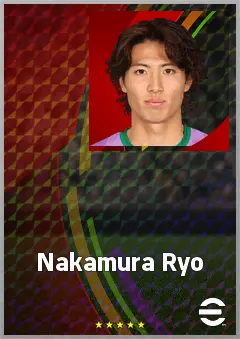 Nakamura Ryo eFootball 2026 player card, 63 OVR CB