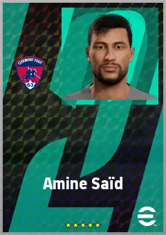 Amine Saïd eFootball 2026 player card, 63 OVR CF