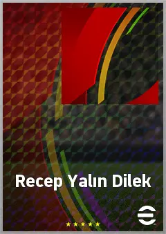 Recep Yalın Dilek eFootball 2026 player card, 63 OVR CF