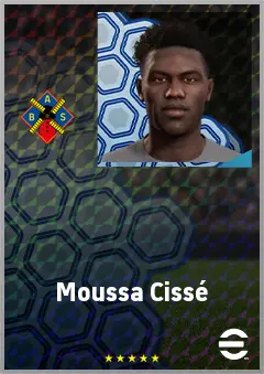 Moussa Cissé eFootball 2026 player card, 66 OVR LB