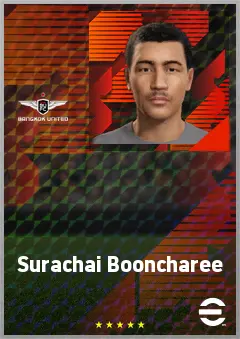 Surachai Booncharee eFootball 2026 player card, 61 OVR LB