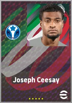 Joseph Ceesay eFootball 2026 player card, 68 OVR RB