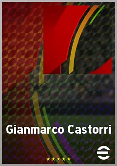 Gianmarco Castorri eFootball 2026 player card, 64 OVR CMF