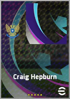 Craig Hepburn eFootball 2026 player card, 64 OVR GK