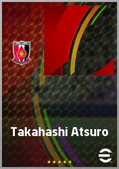 Takahashi Atsuro eFootball 2026 player card, 61 OVR LB
