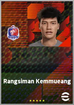 Rangsiman Kemmueang eFootball 2026 player card, 61 OVR GK