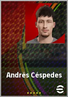 Andrés Céspedes eFootball 2026 player card, 62 OVR GK
