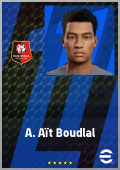 A. Aït Boudlal eFootball 2026 player card, 70 OVR CB