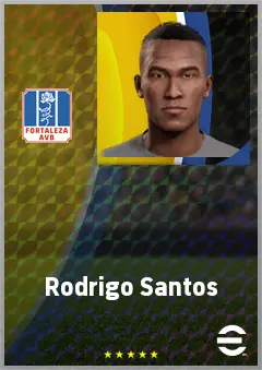 Rodrigo Santos eFootball 2026 player card, 67 OVR CMF