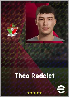 Théo Radelet eFootball 2026 player card, 64 OVR GK