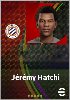 Jérémy Hatchi eFootball 2026 player card, 66 OVR LWF