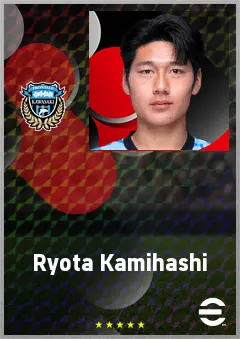 Kamihashi Ryota eFootball 2026 player card, 62 OVR CB