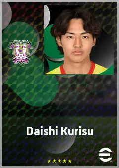 Kurisu Daishi eFootball 2026 player card, 60 OVR GK
