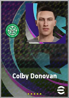 Colby Donovan eFootball 2026 player card, 66 OVR RB