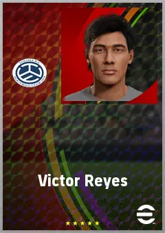 Victor Reyes eFootball 2026 player card, 61 OVR CMF