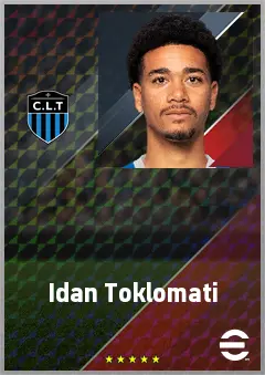 Idan Toklomati eFootball 2026 player card, 73 OVR CF