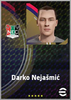 Darko Nejašmić eFootball 2026 player card, 71 OVR DMF