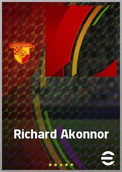 Richard Akonnor eFootball 2026 player card, 67 OVR LB