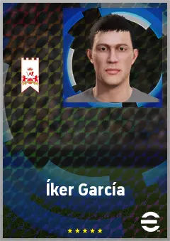 Íker García eFootball 2026 player card, 62 OVR GK