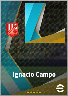 Ignacio Campo eFootball 2026 player card, 66 OVR RB