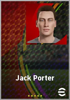 Jack Porter eFootball 2026 player card, 66 OVR GK