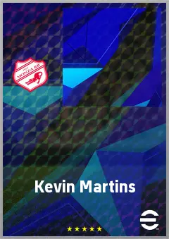 Kevin Martins eFootball 2026 player card, 63 OVR CF