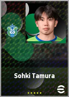 Tamura Sohki eFootball 2026 player card, 60 OVR AMF