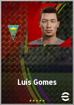 Luís Gomes eFootball 2026 player card, 62 OVR AMF