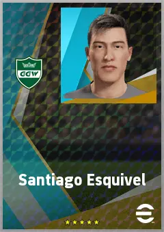 Santiago Esquivel eFootball 2026 player card, 70 OVR DMF