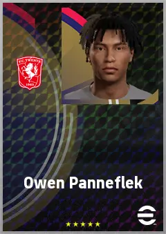 Owen Panneflek eFootball 2026 player card, 63 OVR RWF