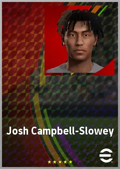 Josh Campbell-Slowey eFootball 2026 player card, 62 OVR CB