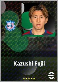 Fujii Kazushi eFootball 2026 player card, 67 OVR SS