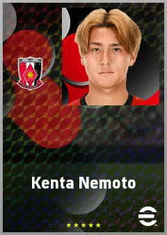 Nemoto Kenta eFootball 2026 player card, 67 OVR CB