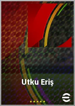 Utku Eriş eFootball 2026 player card, 61 OVR CB